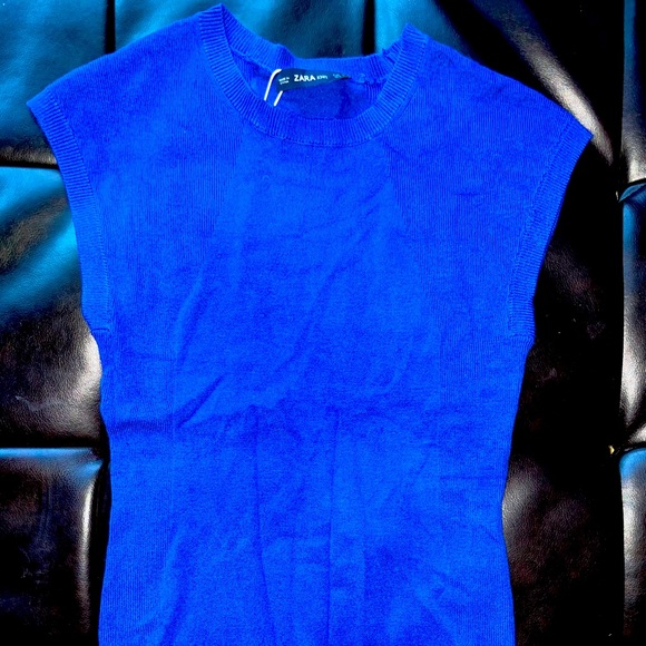 Zara cut off sleeve sweater - Picture 1 of 3